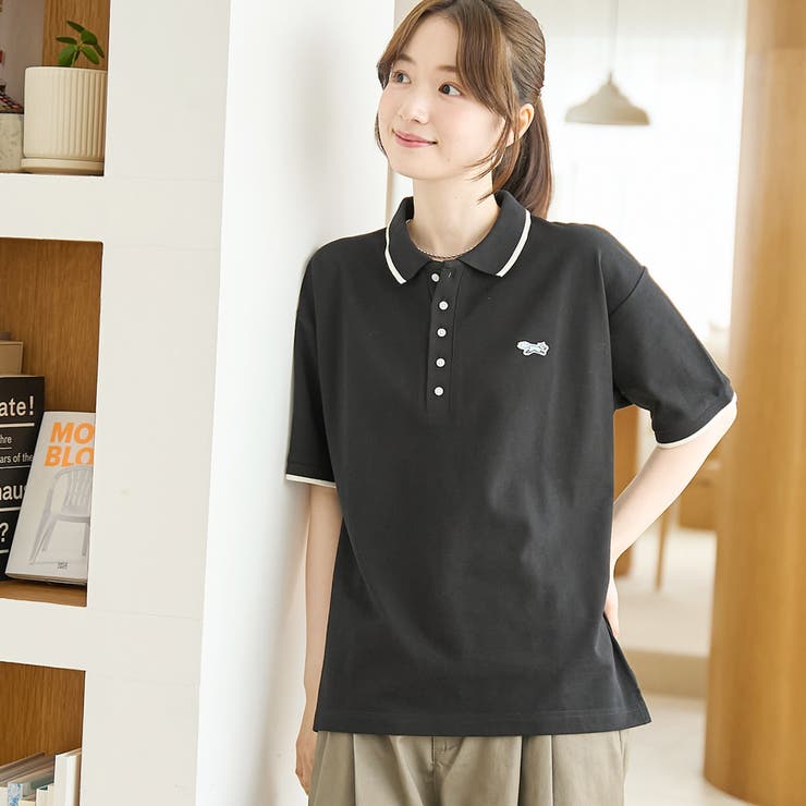 BLACK | 【Penneys（ぺニーズ）別注】ベーシックアソート半袖ポロシャツ | coen【women】