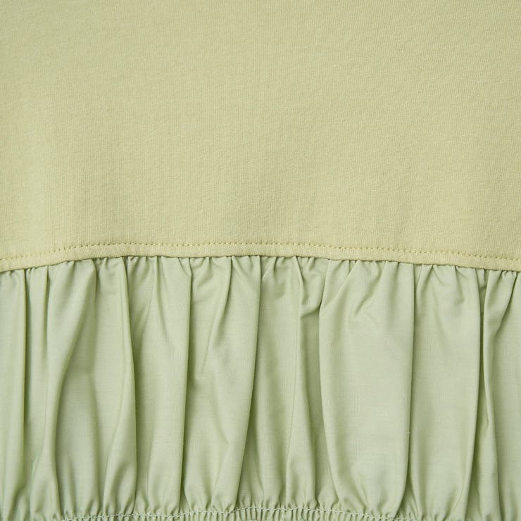 布帛ドッキング 切替ギャザーTシャツ | coen【women】 | 詳細画像22 