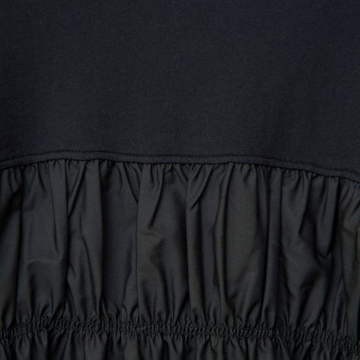 布帛ドッキング 切替ギャザーTシャツ | coen【women】 | 詳細画像24 