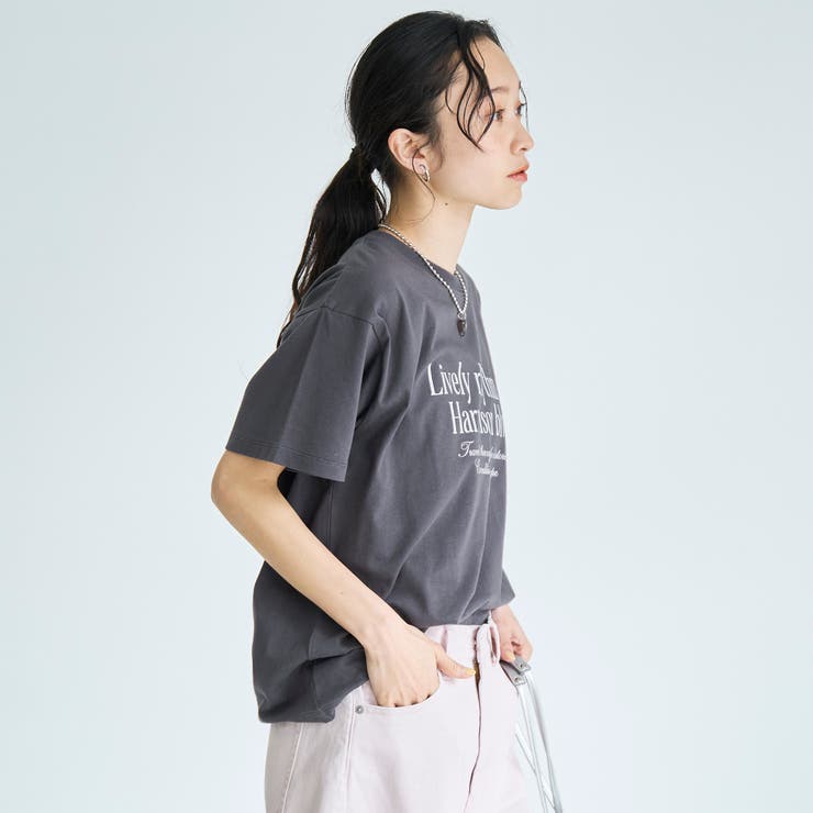 ガーリーシックロゴプリントTシャツ | coen【women】 | 詳細画像10 