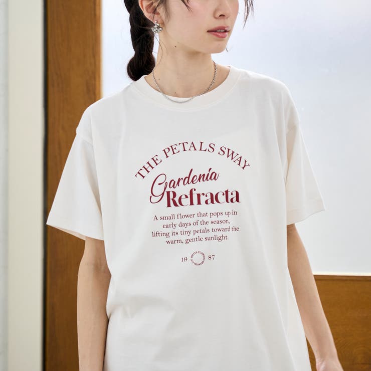 ガーリーシックロゴプリントTシャツ | coen【women】 | 詳細画像6 