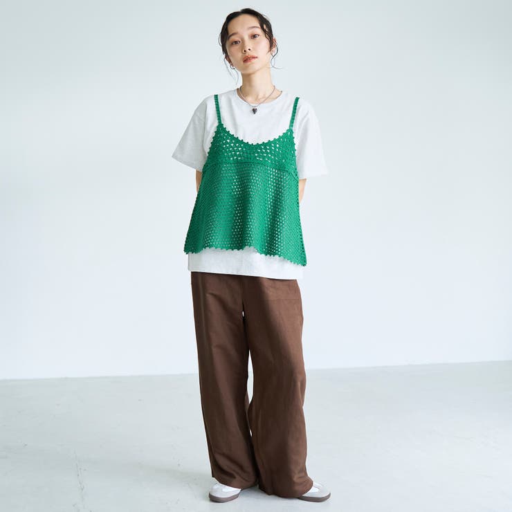 【セットアイテム】クロシェキャミセットT | coen【women】 | 詳細画像10 