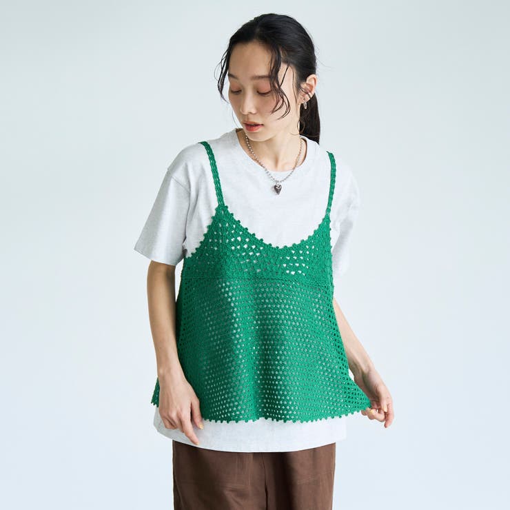 【セットアイテム】クロシェキャミセットT | coen【women】 | 詳細画像13 