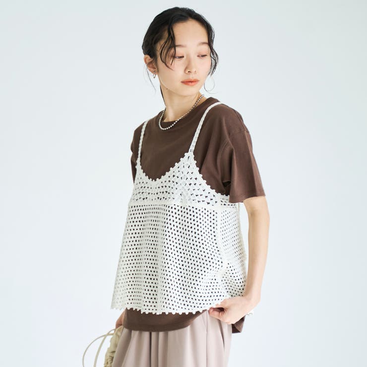 【セットアイテム】クロシェキャミセットT | coen【women】 | 詳細画像29 