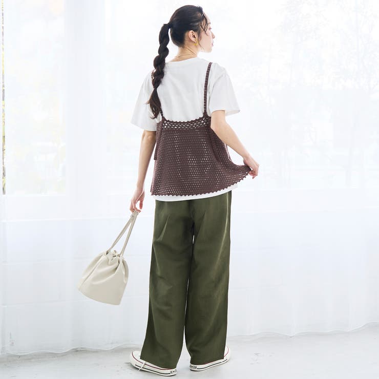 【セットアイテム】クロシェキャミセットT | coen【women】 | 詳細画像3 