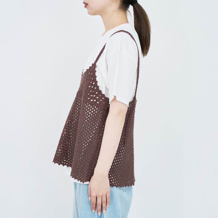 【セットアイテム】クロシェキャミセットT | coen【women】 | 詳細画像35 