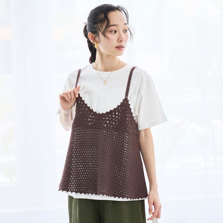 【セットアイテム】クロシェキャミセットT | coen【women】 | 詳細画像4 