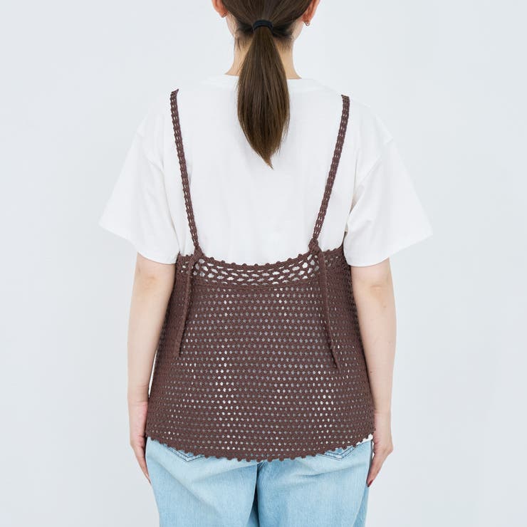 【再入荷 / 新色登場 / セットアイテム】クロシェキャミセットT | coen【women】 | 詳細画像45 