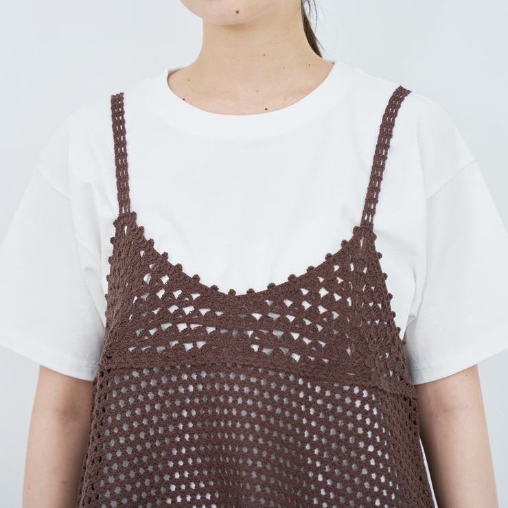 【再入荷 / 新色登場 / セットアイテム】クロシェキャミセットT | coen【women】 | 詳細画像46 