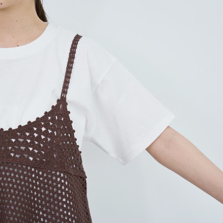 【再入荷 / 新色登場 / セットアイテム】クロシェキャミセットT | coen【women】 | 詳細画像47 