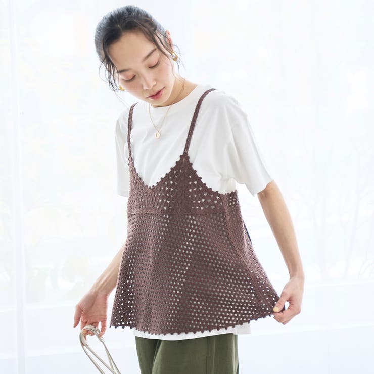 【セットアイテム】クロシェキャミセットT | coen【women】 | 詳細画像5 