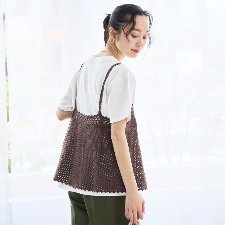 【セットアイテム】クロシェキャミセットT | coen【women】 | 詳細画像6 