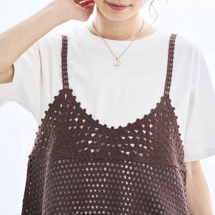 【セットアイテム】クロシェキャミセットT | coen【women】 | 詳細画像7 