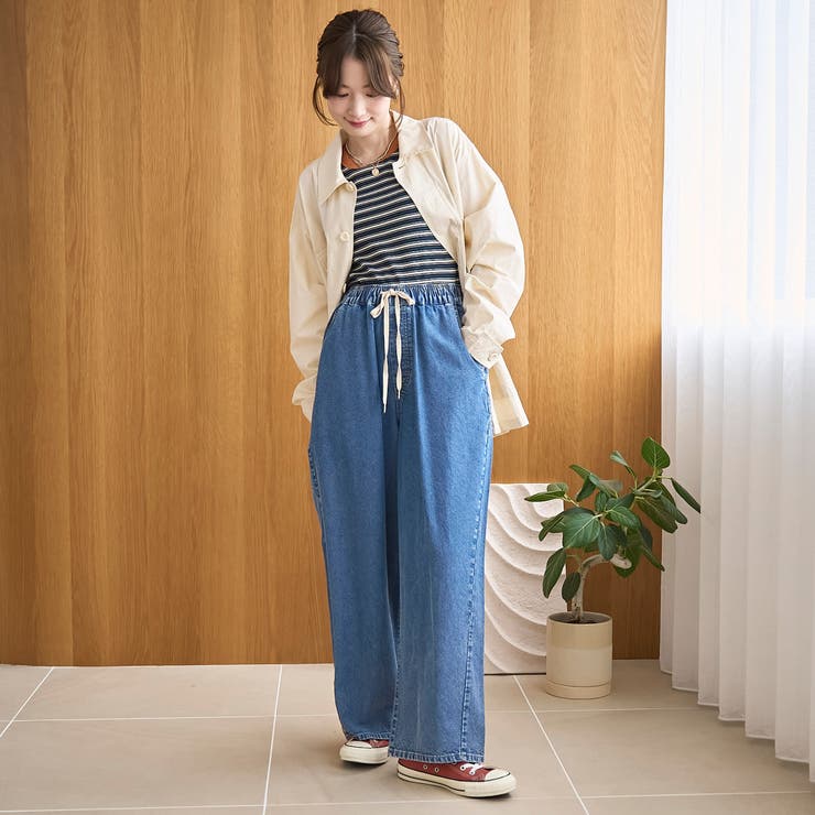 カップ付き マルチボーダータンクトップ | coen【women】 | 詳細画像16 