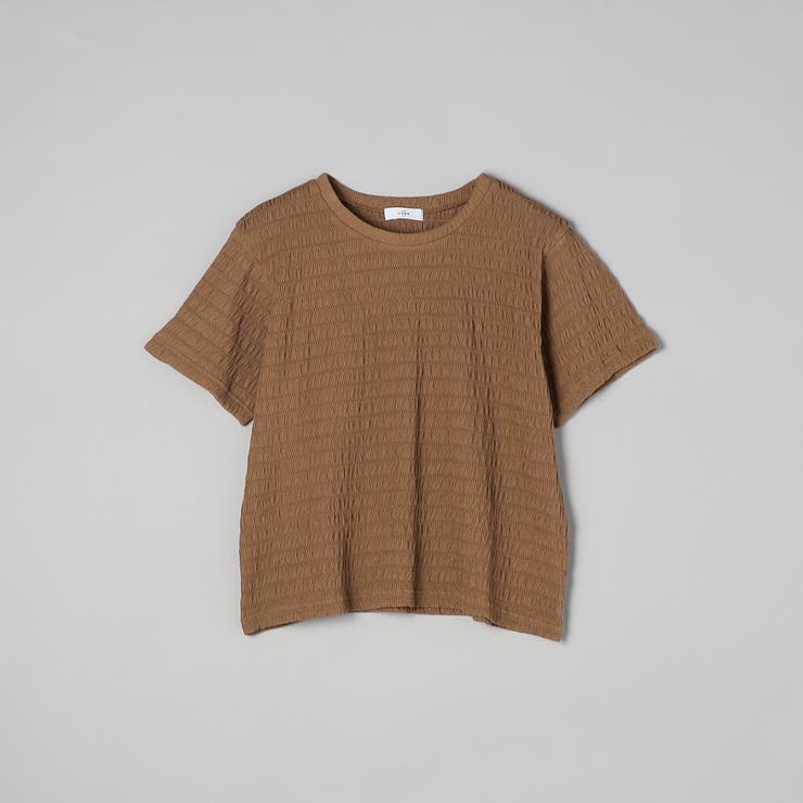 シャーリング風コンパクト半袖Tシャツ | coen【women】 | 詳細画像39 