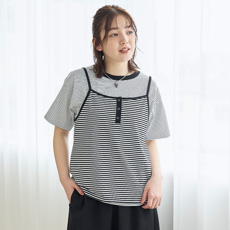 【セットアイテム】ヘンリーネックキャミ アソートTシャツセット | coen【women】 | 詳細画像11 