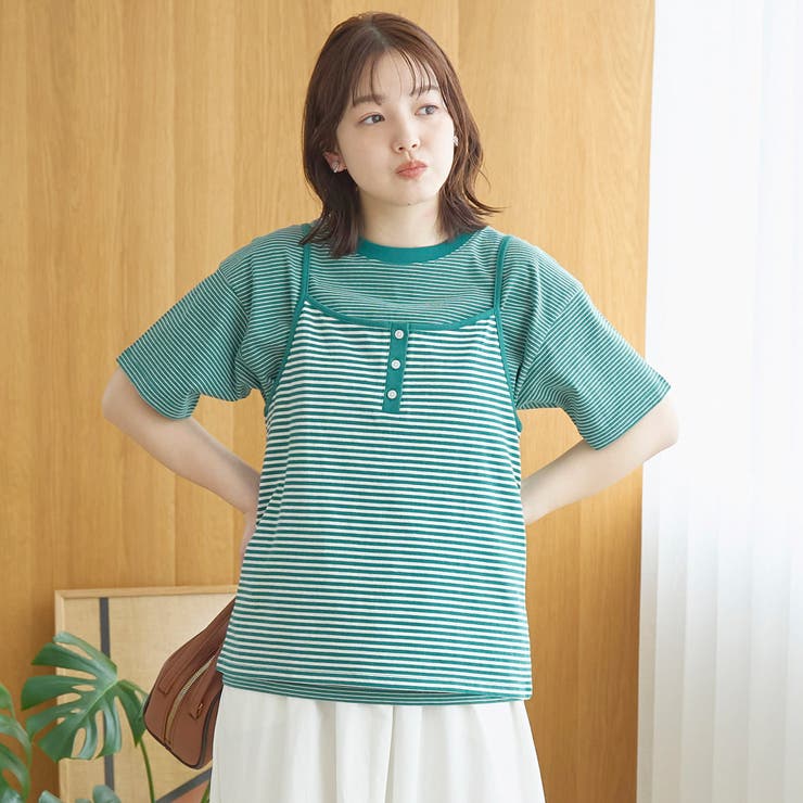 【セットアイテム】ヘンリーネックキャミ アソートTシャツセット | coen【women】 | 詳細画像17 