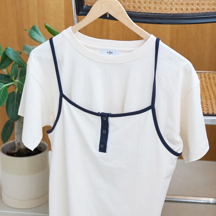 【セットアイテム】ヘンリーネックキャミ アソートTシャツセット | coen【women】 | 詳細画像2 