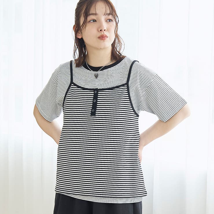 その他1 | 【セットアイテム】ヘンリーネックキャミ アソートTシャツセット | coen【women】