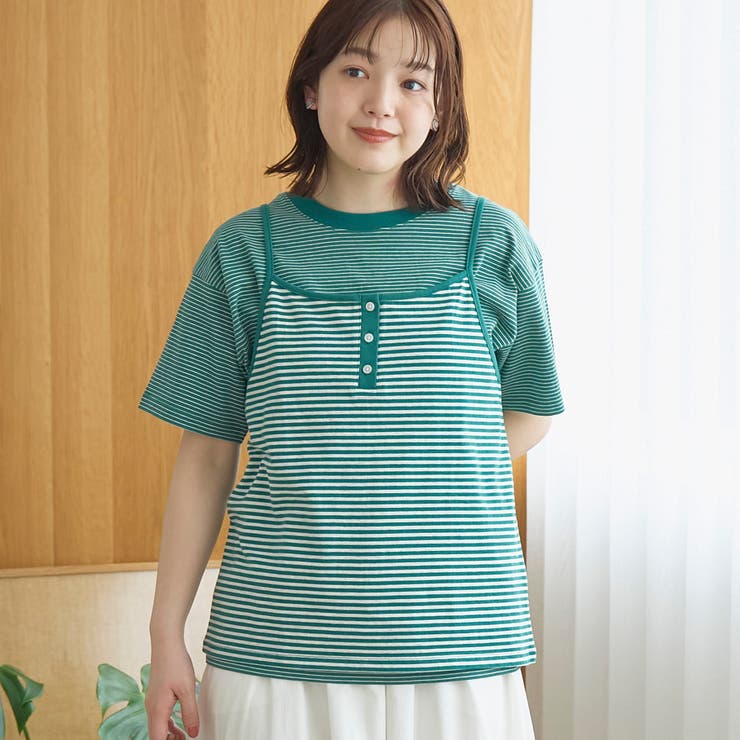 その他2 | 【セットアイテム】ヘンリーネックキャミ アソートTシャツセット | coen【women】