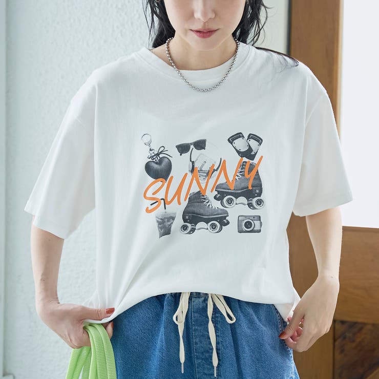 SUNNYロゴアソートプリントTシャツ | coen【women】 | 詳細画像6 