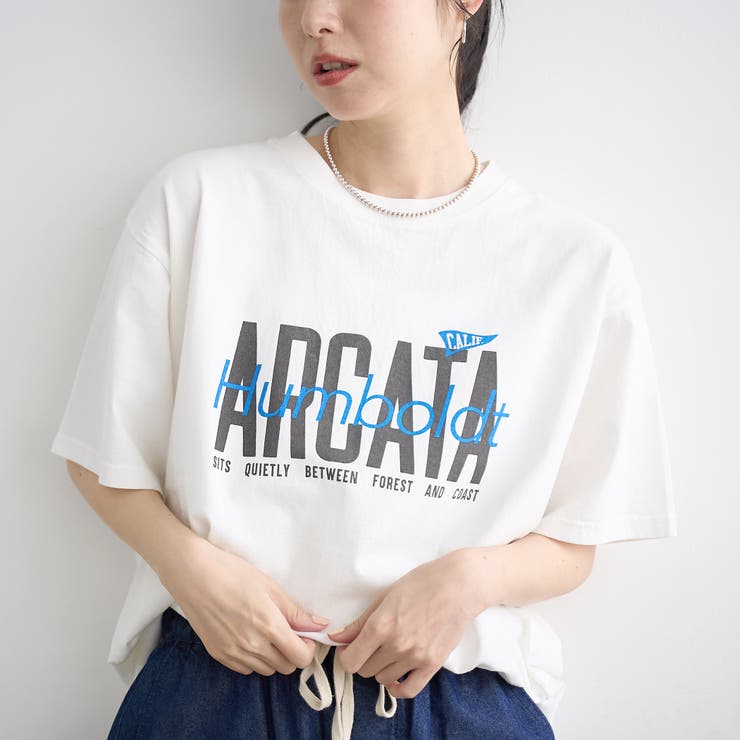 スポーティーロゴアソートプリントTシャツ | coen【women】 | 詳細画像1 