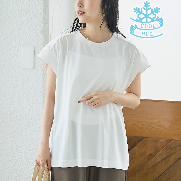 OFF WHITE | 【Cool Hug Cotton | coen【women】