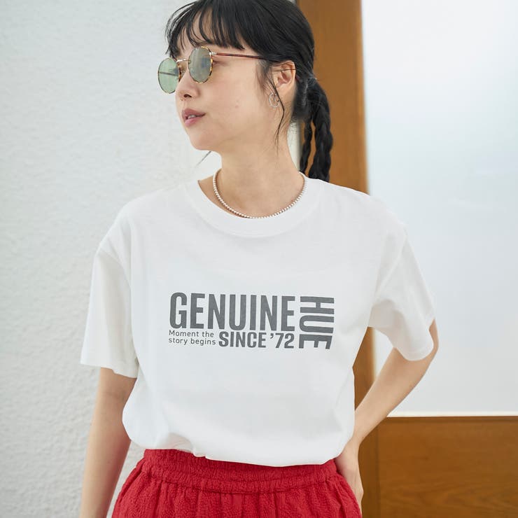 OFF WHITE | 【汗染み防止 / 接触冷感】 アソートロゴTシャツ | coen【women】