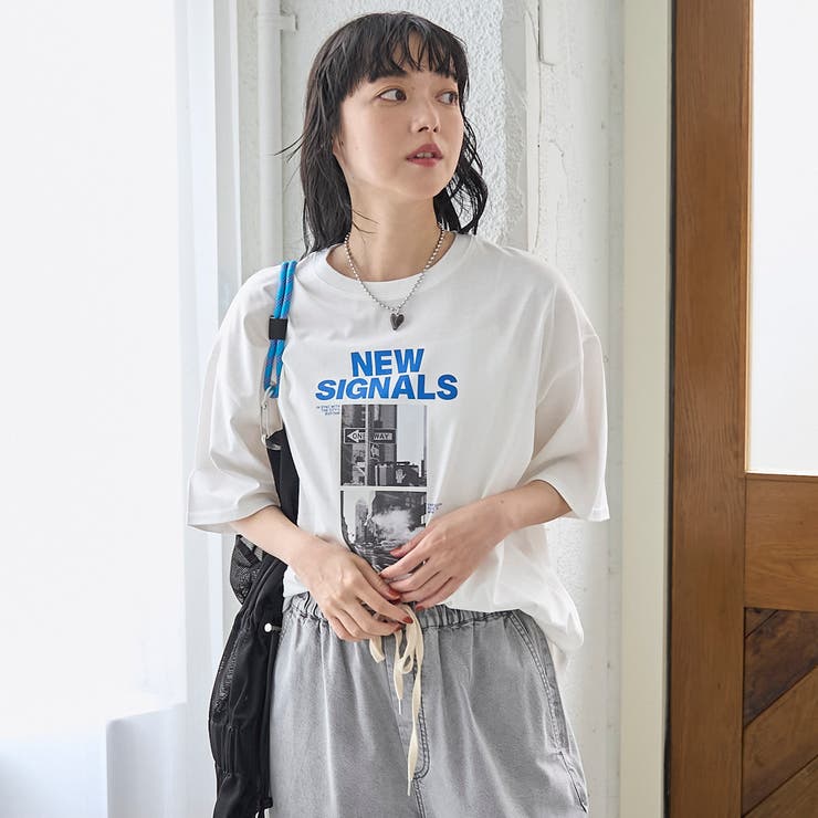 【汗染み防止 / 接触冷感】フォトプリント ゆるTシャツ | coen【women】 | 詳細画像4 