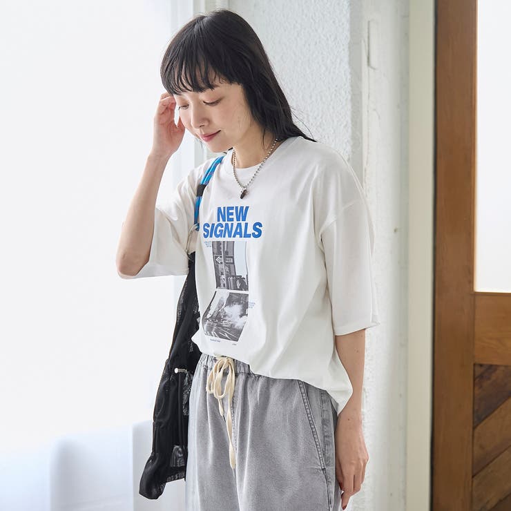 【汗染み防止 / 接触冷感】フォトプリント ゆるTシャツ | coen【women】 | 詳細画像5 