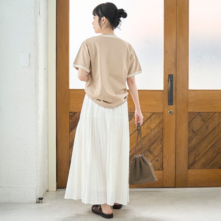 【汗染み軽減 / 接触冷感】アソートロゴリンガーTシャツ | coen【women】 | 詳細画像10 