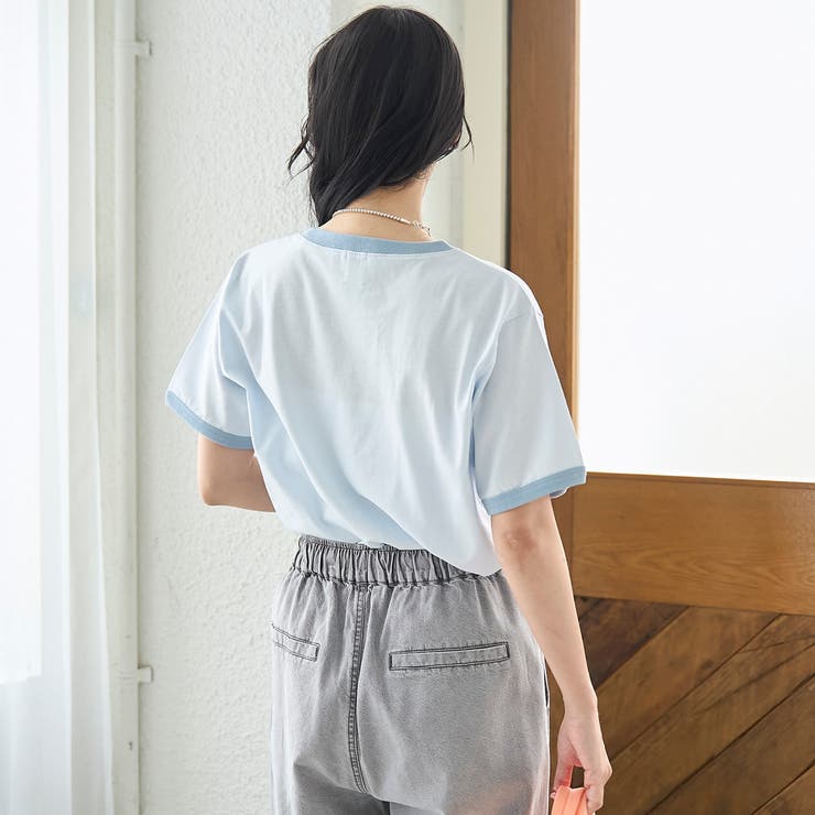 【汗染み軽減 / 接触冷感】アソートロゴリンガーTシャツ | coen【women】 | 詳細画像20 