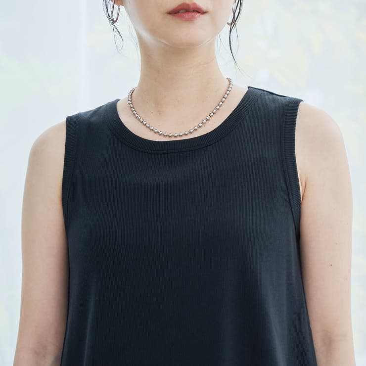 裾シアー切替 レイヤード風タンクトップ | coen【women】 | 詳細画像17 