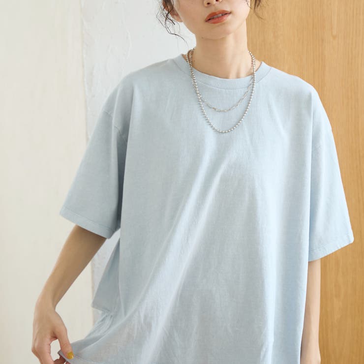布帛ドッキング ピグメントフリルTシャツ | coen【women】 | 詳細画像30 