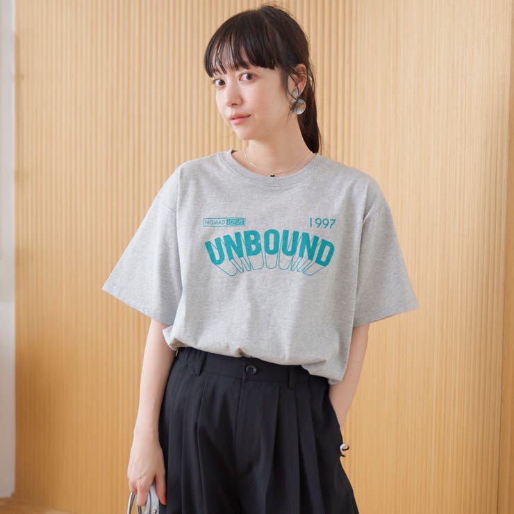 【汗染み軽減】 立体ロゴ風プリントTシャツ | coen【women】 | 詳細画像10 