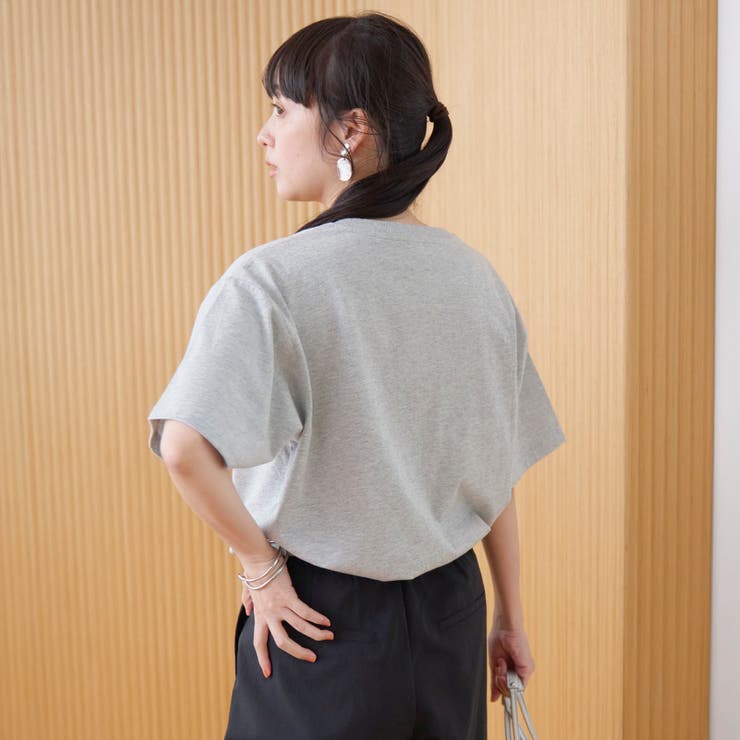 【汗染み軽減】 立体ロゴ風プリントTシャツ | coen【women】 | 詳細画像11 