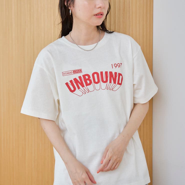 【汗染み軽減】 立体ロゴ風プリントTシャツ | coen【women】 | 詳細画像6 