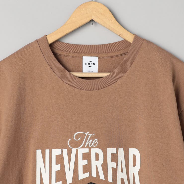 フラワーワッフル刺繍 ロゴプリントゆるTシャツ | coen【women】 | 詳細画像22 