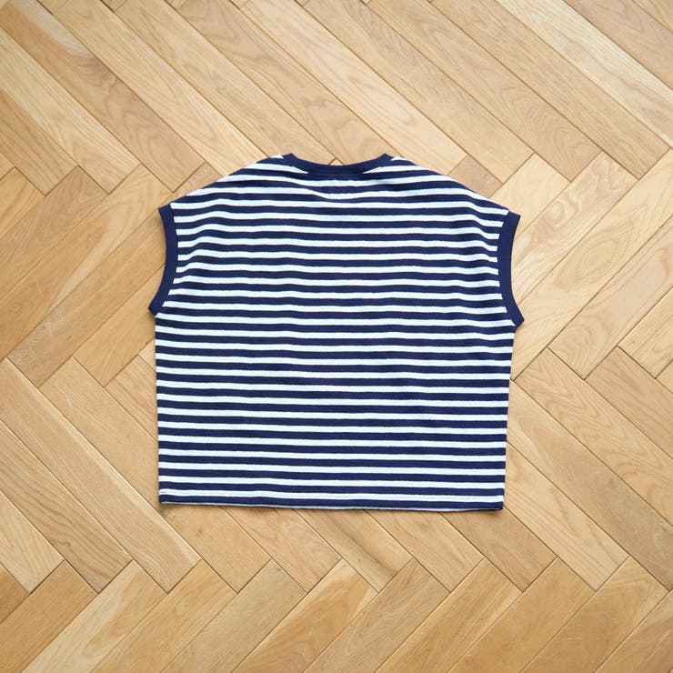 スラブボーダー フレンチスリーブTシャツ | coen【women】 | 詳細画像18 