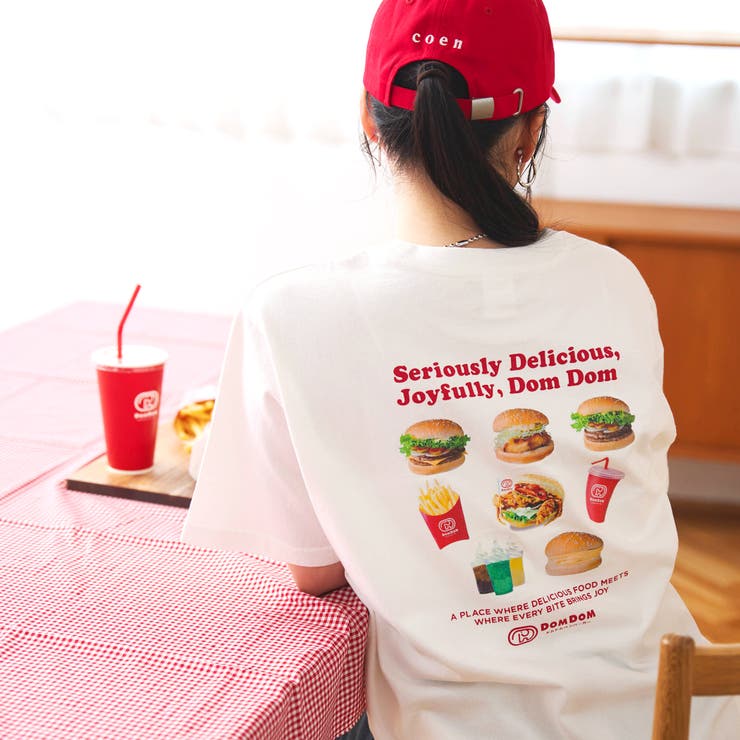 【DOMDOM（ドムドム）×coen】アソートロゴプリントユニTシャツ（WEB限… | coen【women】 | 詳細画像8 