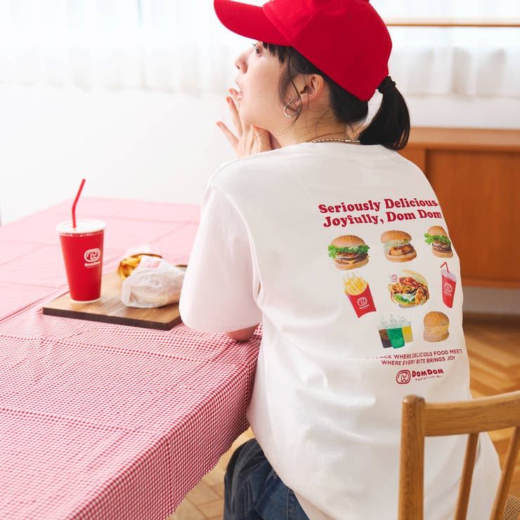 OFF WHITE | 【DOMDOM（ドムドム）×coen】アソートロゴプリントユニTシャツ（WEB限… | coen【women】