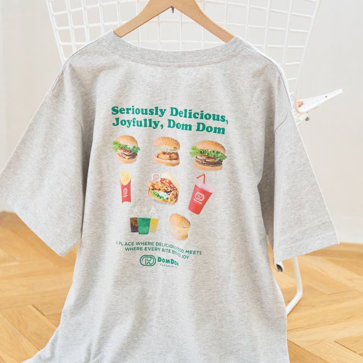 LT.GRAY | 【DOMDOM（ドムドム）×coen】アソートロゴプリントユニTシャツ（WEB限… | coen【women】