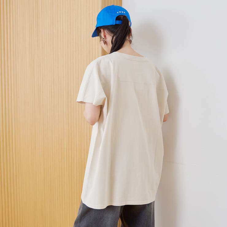 【DOMDOM（ドムドム）×coen】ワンポイント刺繍フットボールTシャツ | coen【women】 | 詳細画像15 