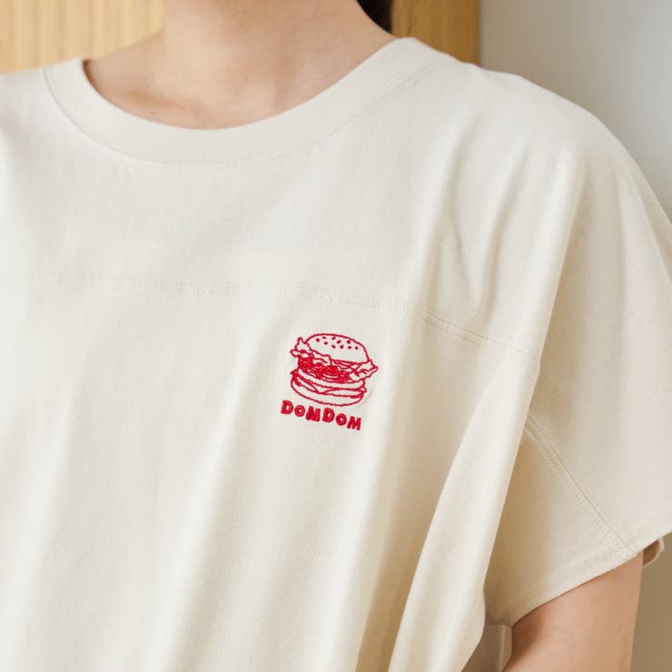 【DOMDOM（ドムドム）×coen】ワンポイント刺繍フットボールTシャツ | coen【women】 | 詳細画像17 