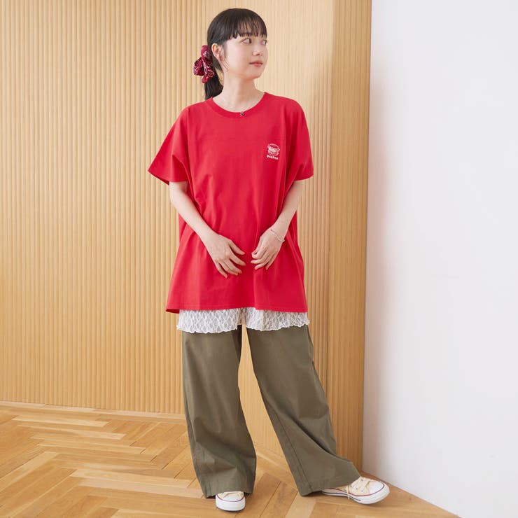 【DOMDOM（ドムドム）×coen】ワンポイント刺繍フットボールTシャツ | coen【women】 | 詳細画像18 