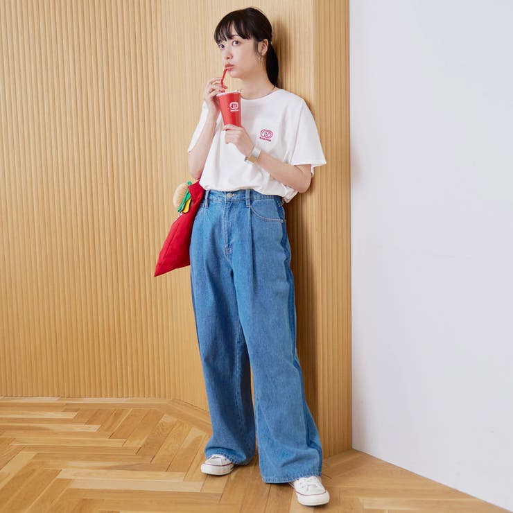 【DOMDOM（ドムドム）×coen】ワンポイント刺繍フットボールTシャツ | coen【women】 | 詳細画像2 