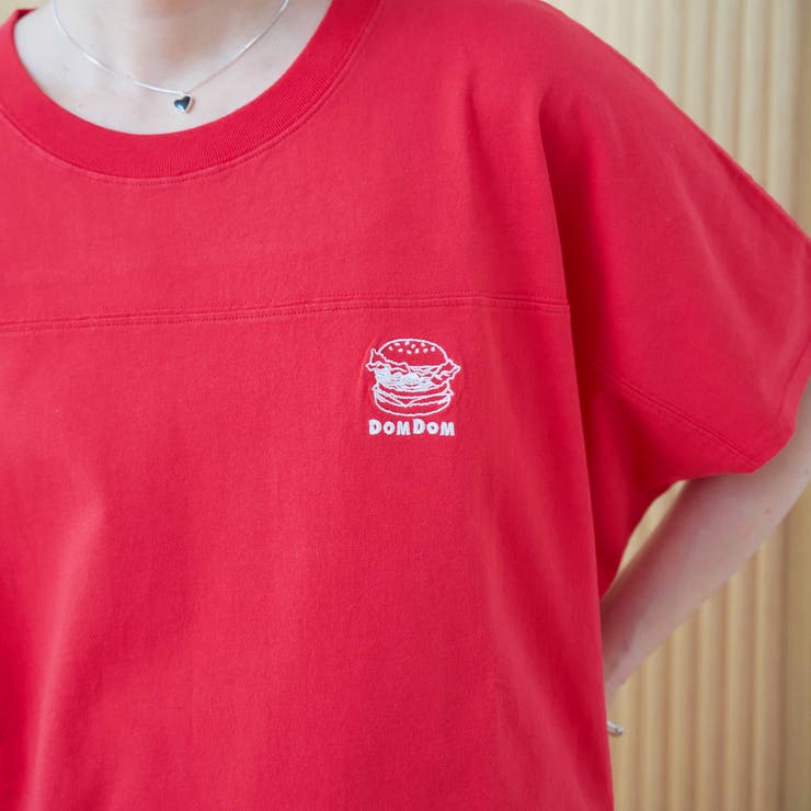 【DOMDOM（ドムドム）×coen】ワンポイント刺繍フットボールTシャツ | coen【women】 | 詳細画像22 