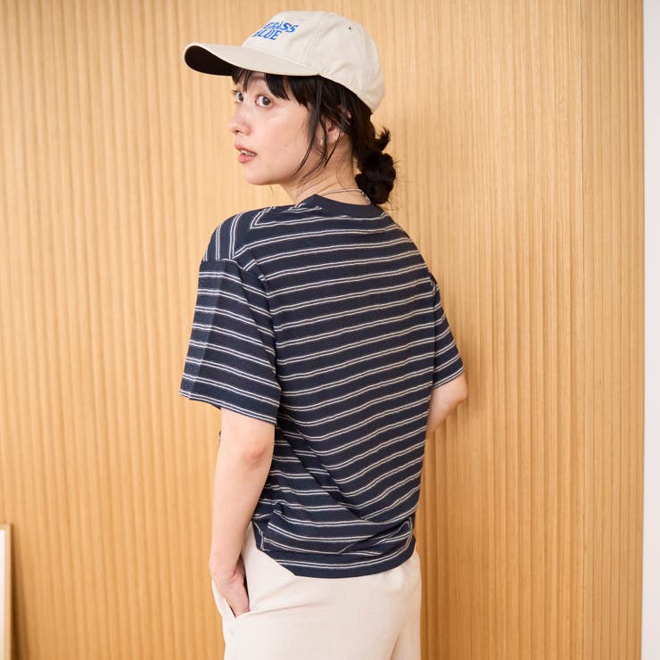 シアーマルチボーダーTシャツ | coen【women】 | 詳細画像20 