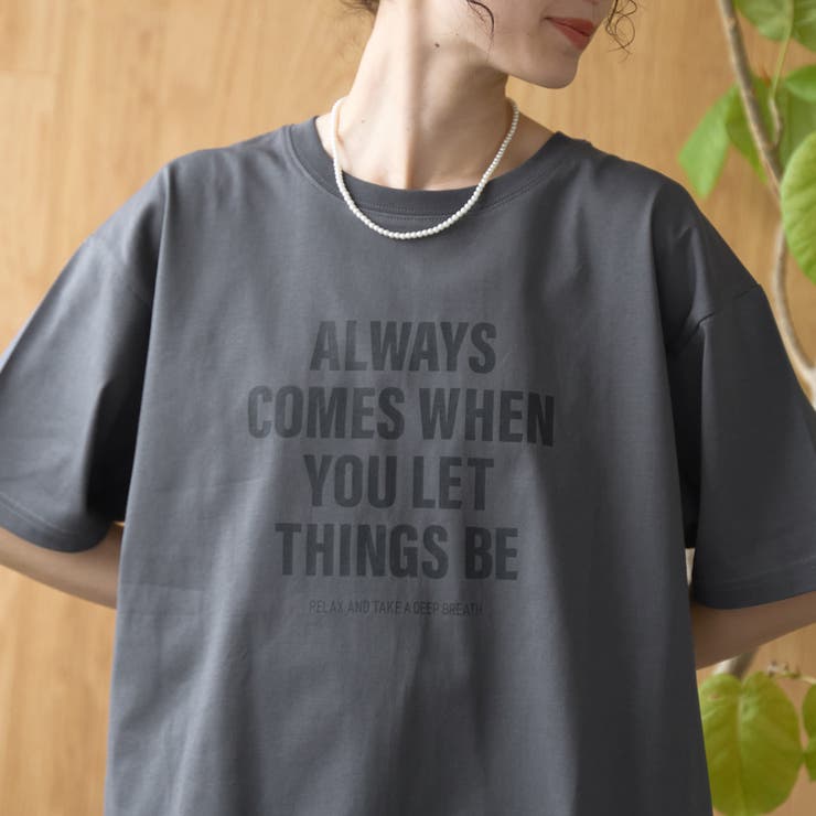 【汗染み軽減 / 接触冷感】裾レースドッキング アソートロゴプリントTシャツ | coen【women】 | 詳細画像24 
