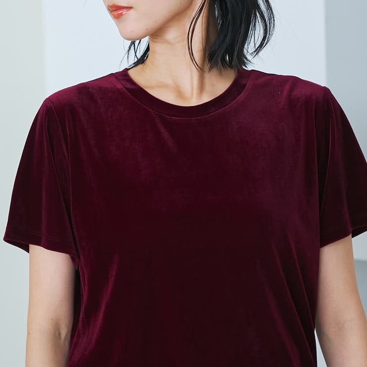 シアーベロア コンパクト半袖Tシャツ | coen【women】 | 詳細画像31 
